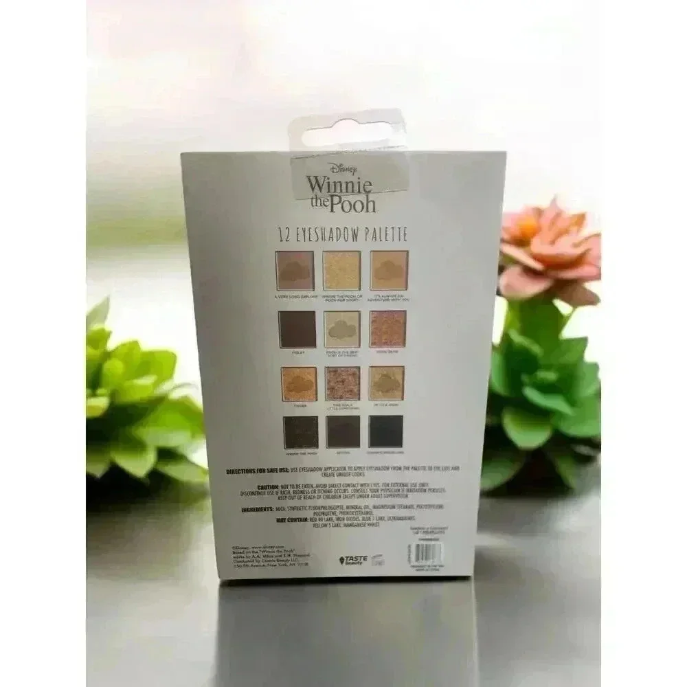 DISNEY Taste Beauty Winnie The Pooh 🍯 12 Color Eyeshadow Palette W/ Mirror NEW!